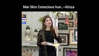 Kinza Hashmi Conscious About Her Skin |Good Morning Pakistan |WhatsApp Status |