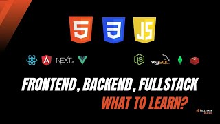 What is Frontend | Backend | FullStack | (Telugu) Complete Roadmap on What to Learn?