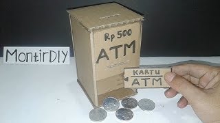 Cara Membuat Mesin ATM Mainan Dari Kardus