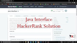 Java Interface | HackerRank Solution