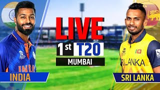 India vs Sri Lanka 1st T20 Live Scores | IND vs SL 1st T20 Live Commentary
