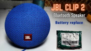 JBL Clip 2 Bluetooth Speaker repair I  Battery replacement