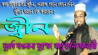 bangla waz- জ্বীন -কত প্রকার কি কি- বর্ণনা শুনুন- মুফতি মাওলানা মুহাম্মদ আবু হানিফ আনছারী- জলসা টিভি