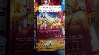 Unboxing Shrimad Bhagavad Gita 🙏 #shorts #unboxing #shrimadbhagavadgita #book #shraddhafitness