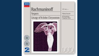 Rachmaninoff: Vespers, Op. 37: I. \