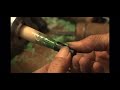 amazing master fountain pen maker harumi tanaka lathe work