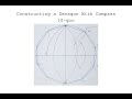 Constructing a Decagon With Compass - 10 Sided Shape - Sacred Geometry