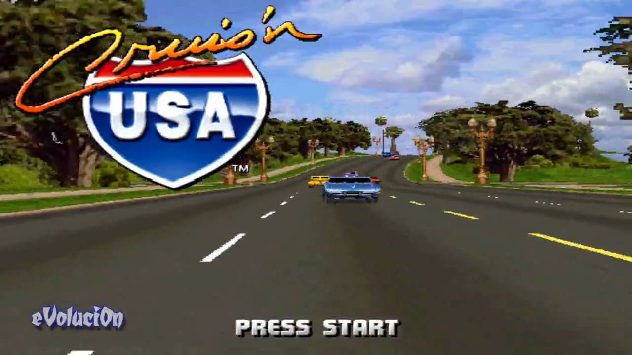 Cruis'n USA (Arcade) Intro + First Race - YouTube