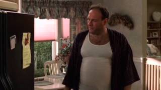 Tony mad at Janice broke his phone - The Sopranos HD