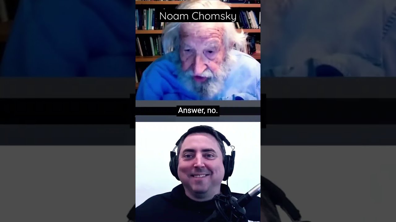 Prof. Noam Chomsky, The Father Of Modern Linguistics, Talking About ...