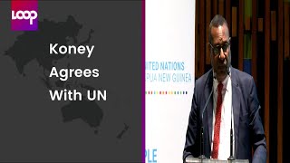 Koney Agrees With UN