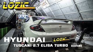 HYUNDAI Tuscani 2.7 Elisa Turbo install ECUtune dynojet dynotest 현대 투스카니 엘리사 터보 ECU맵핑 다이노젯