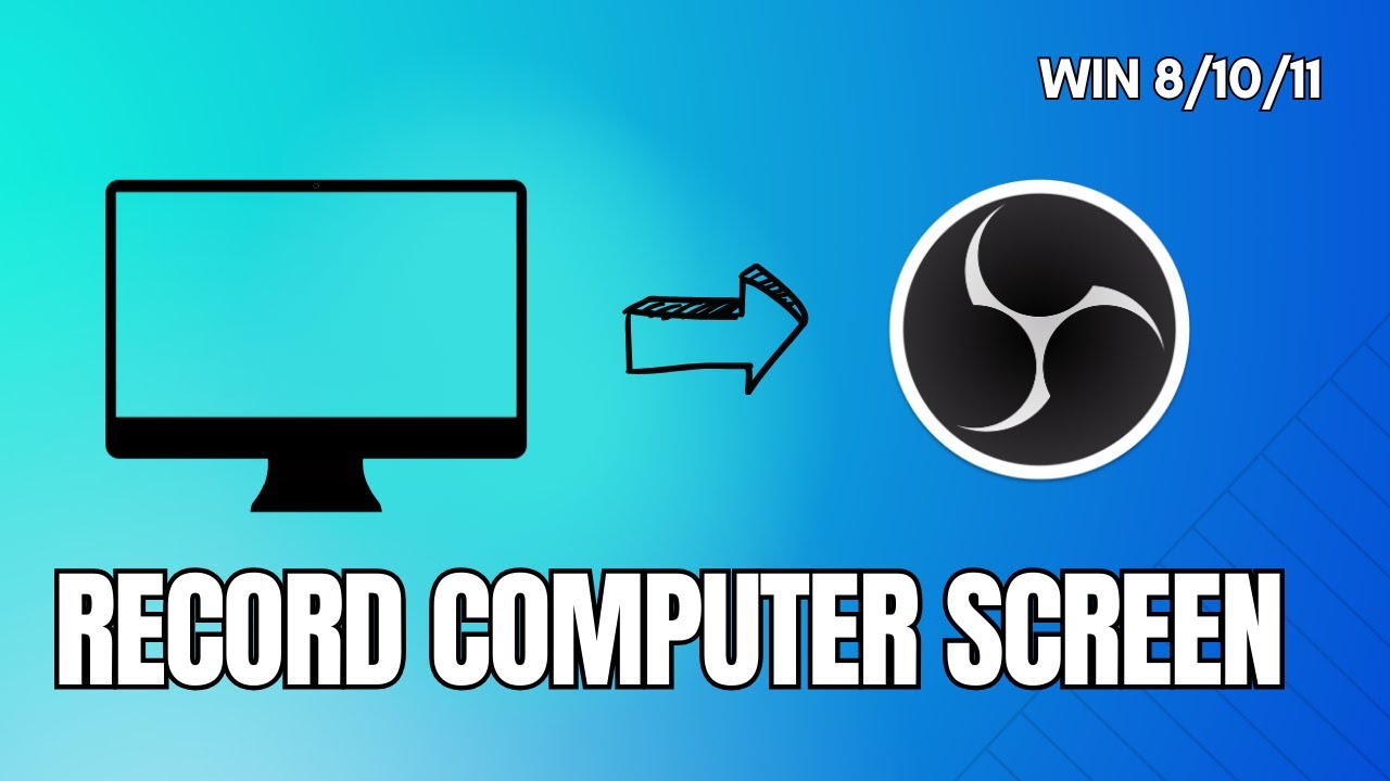 How To Record Your Computer Screen With OBS - Quick Tutorial - YouTube