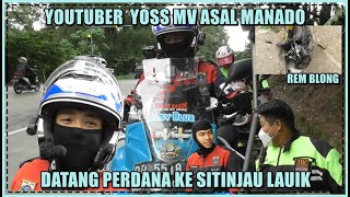 Tamu Istimewa, Youtuber Asal Manado Yoss MV Datang Perdana ke Sitinjau Lauik