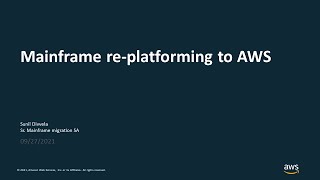 Mainframe Replatforming to AWS - AWS Virtual Workshop