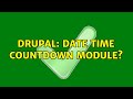 Drupal: date time countdown module?