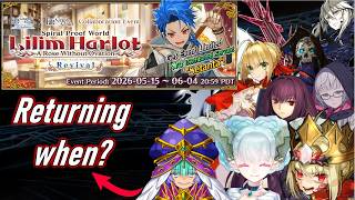[FGO NA] Lilim Harlot Rerun Banners | Future Availability to Help Plan