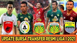 UPDATE BURSA TRANSFER RESMI LIGA 1 2021 PART 1 || 46 PEMAIN SUDAH RESMI