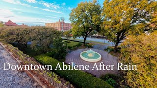 Downtown Abilene After Rain | Cinematic Drone Flight