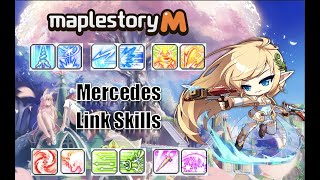 【Maplestory M】- Mercedes Link skills haring【枫之谷M】-精灵游侠技能链接分享