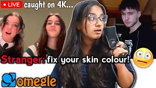 R@cist People On OMEGLE 😨😡 | Indian Girl On Omegle | Arya Kale