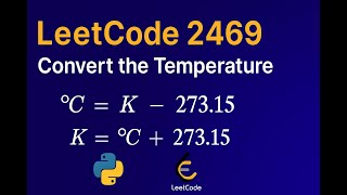 LeetCode 2469 Convert the Temperature in Python | Easy Coding Tutorial for Beginners