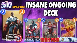 Insane Combo Double Captain America wih Ongoing Deck | Marvel Snap Replay Episode 404