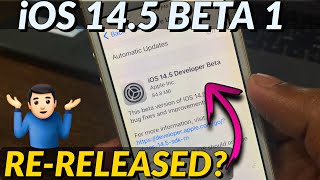 iOS 14.5 Beta 1 Re-released I iOS 14.5 Beta 1 update 2 I What's new in iOS 14.5 Beta 1 Version 2