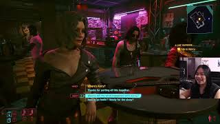 a date with judy to wrap up the game :3 (FIRST PLAYTHROUGH Cyberpunk 2077 - Part 8 END)