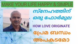 സ്നേഹത്തിനു ഒരു ഫോർമുല.                      ( How Love Originate).  പ്രേമ ബന്ധം അപകടമോ.