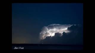 Thunderstorm near Hiiumaa.Äike Hiiumaa lähistel 3 08 2016