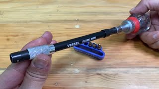 Vessel stubby ratchet screwdriver TD-6700FX-4