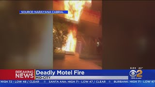 1 Dead In Mid-City Motel Fire