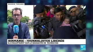 La Birmanie libère les deux journalistes de Reuters après 17 mois de prison