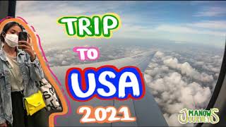 มะนาวเจอนี่ ep.2 - trip to USA 2021 // ขึ้นเครื่องไปอเมริกา เจอนี่