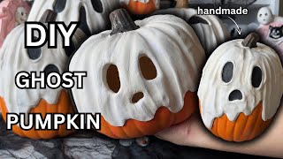 GHOST PUMPKIN DIY! 2024 Must try this viral Halloween DIY!