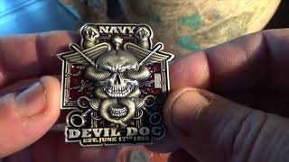 Navy Corpsman Devil Doc Est 1898 US Navy Challenge Coin