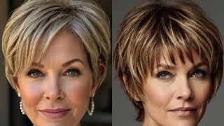 200 +Short Haircuts for Older Women to Inspire Your Next Look🍂🍂🍂🍂🦋