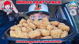 Wendy's® Nuggs Party Pack Review! 🐔🎉 | 50 Nuggets For HOW Much? | theendorsement