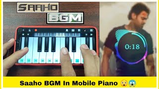 SAAHO BGM In Piano |Saaho Instrumental BGM | Saaho BGM Instrumental | Prabhas || Saaho