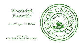 Woodwind Ensembles  - Lee Chapel 11/9/2024