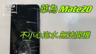 手機泡水，無法開機，華為手機故障，mate20泡水死機，充電沒反應，主機板維修，進水機，手機資料救援