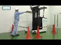 Safety  Forklift Training Reach forklift by Unicarriers.