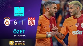 Merkur-Sports | Galatasaray (6-1) Sivasspor - Highlights/Özet | Trendyol Süper L