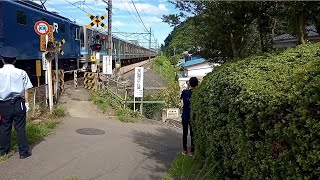 【警笛あり】EF64牽引 相模線205系廃車回送 小名路通過