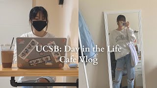 UCSB: Day in the Life, Q&A, Cafe vlog | student routine, schedule, remote learning, insider tips