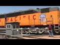 Worlds largest diesel locomotive on the Cheyenne turntable DD40X 6936.