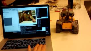 WALL-E + Raspberry Pi, first prototype