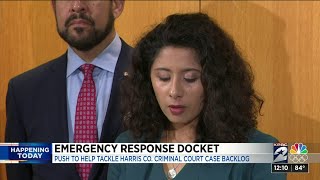 Harris County officials looking to add 3 visiting judges to help cut backlog of criminal court c...