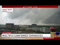 tornado forms over o hare airport live during nbc chicago coverage